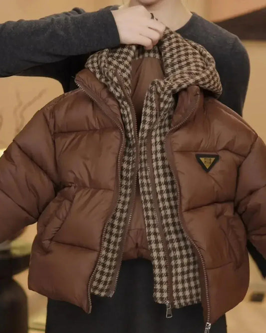 Trendy Kids Apparel Kids Clothing Winter Cotton Jacket Patchwork