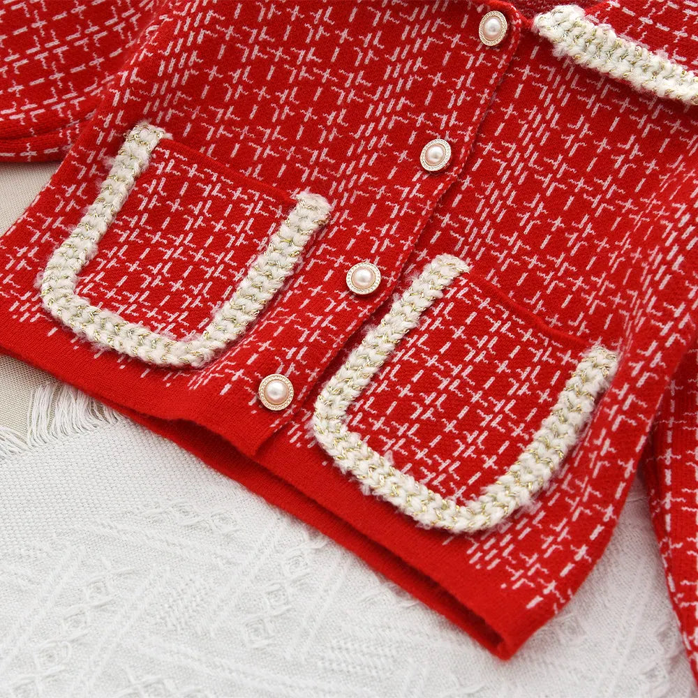 Trendy Kids Apparel Kids Clothing Winter Fashion Elegant Girls Set