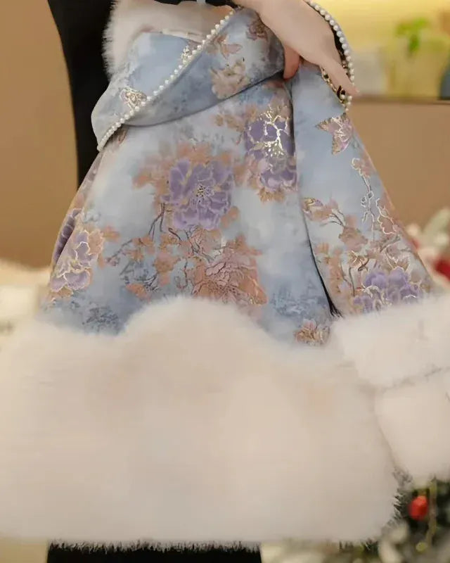 Trendy Kids Apparel Kids Clothing Winter Girls Warm Faux Fur Jacket