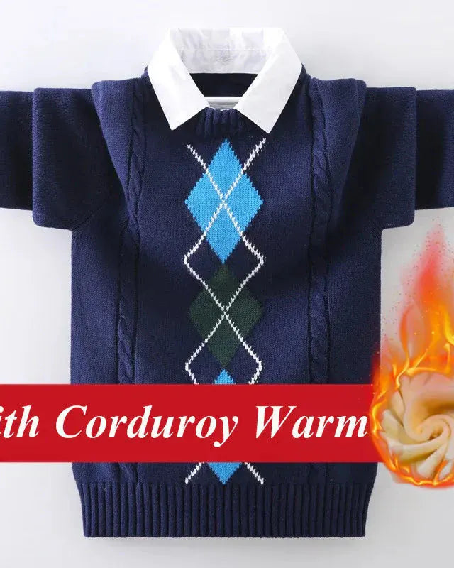 Trendy Kids Apparel Kids Clothing Winter Sweaters For Boys