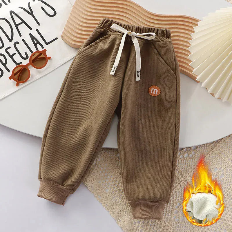 Trendy Kids Apparel Kids Clothing Winter Thick Outer Protective Pants