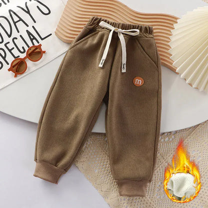 Trendy Kids Apparel Kids Clothing Winter Thick Outer Protective Pants