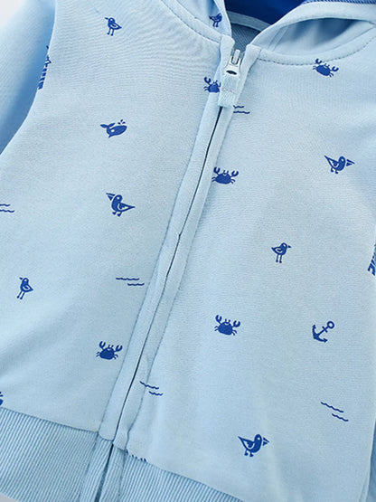 Trendy Kids Apparel US Kids Clothing Boy's Zip Up Hooded Outerwear