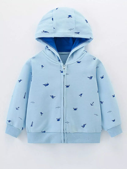 Trendy Kids Apparel US Kids Clothing Boy's Zip Up Hooded Outerwear