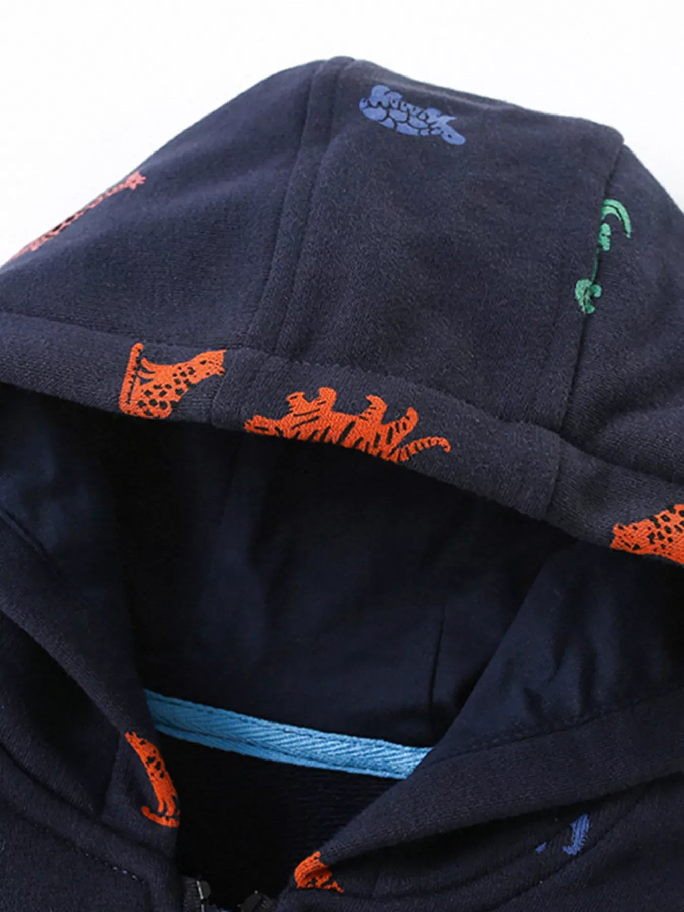 Trendy Kids Apparel US Kids Clothing Children's Animal Print Hooded Zip-Up Top