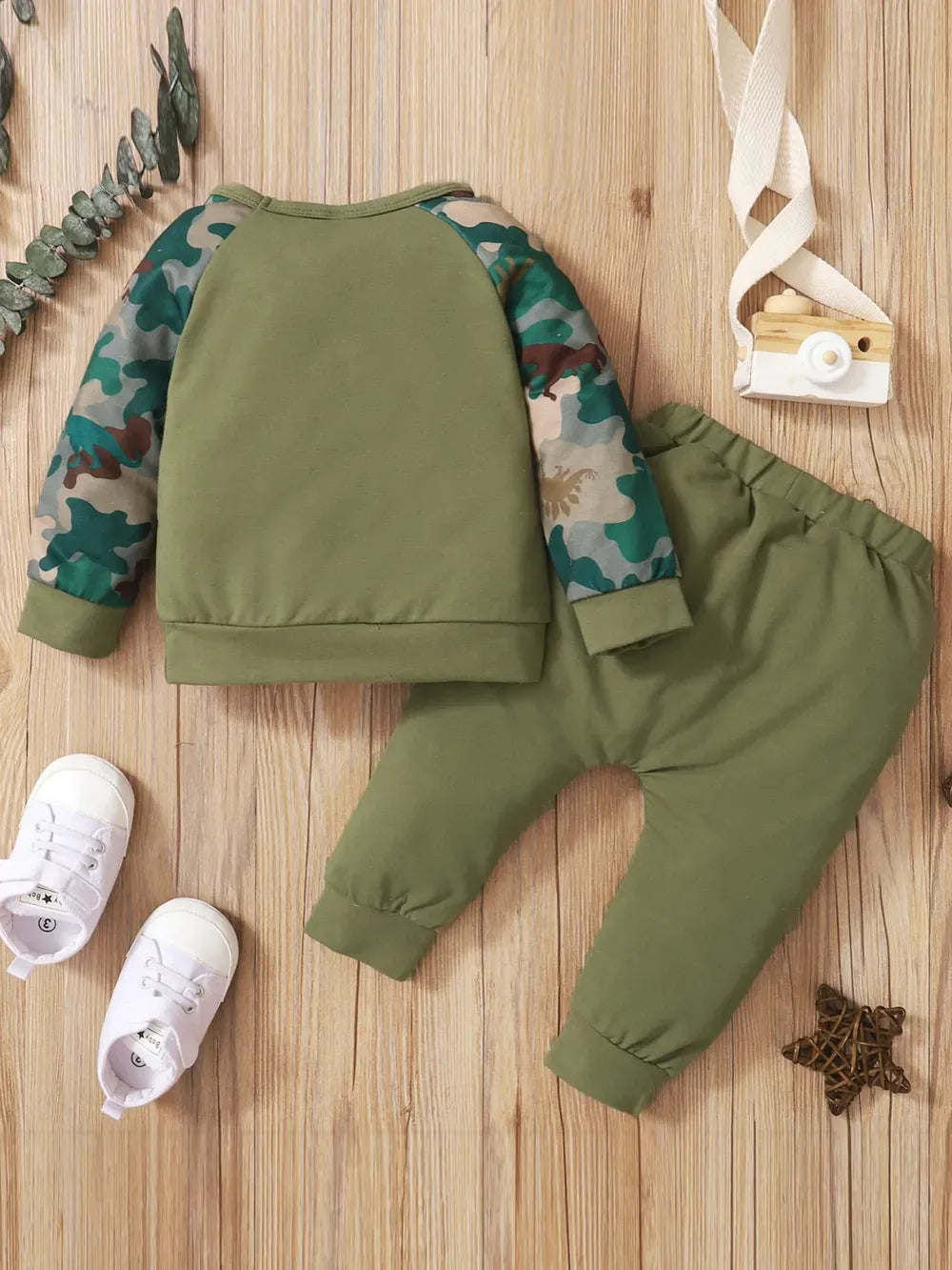 Trendy Kids Apparel US Kids Clothing Children's Camouflage Top and Pants Set