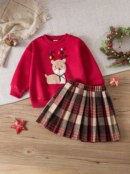 Trendy Kids Apparel US Kids Clothing Children's Christmas Reindeer Set