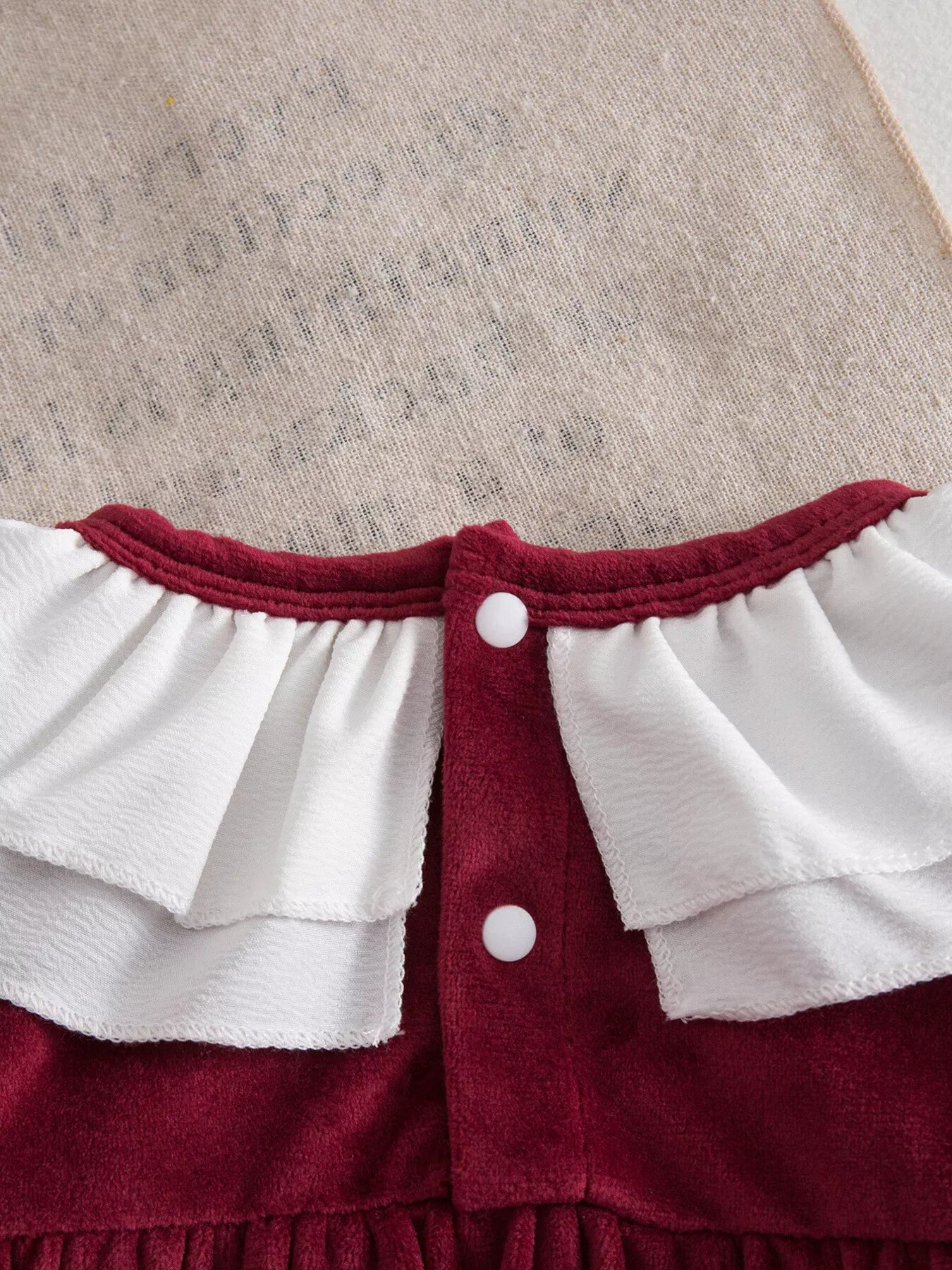 Trendy Kids Apparel US Kids Clothing Children's Christmas Velvet Bodysuit and Socks Set