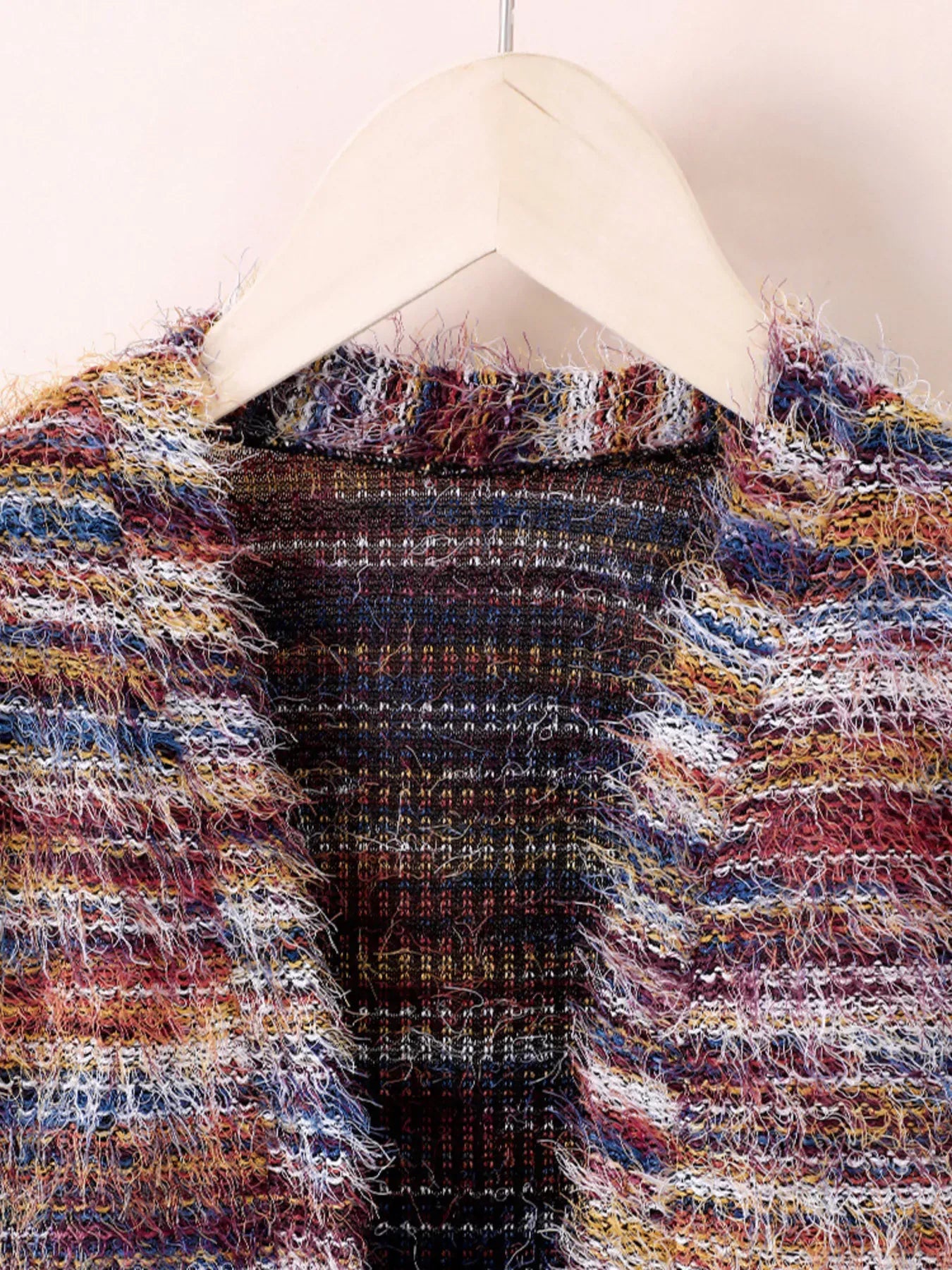 Trendy Kids Apparel US Kids Clothing Children's Colorful Knitted Fuzzy Cardigan