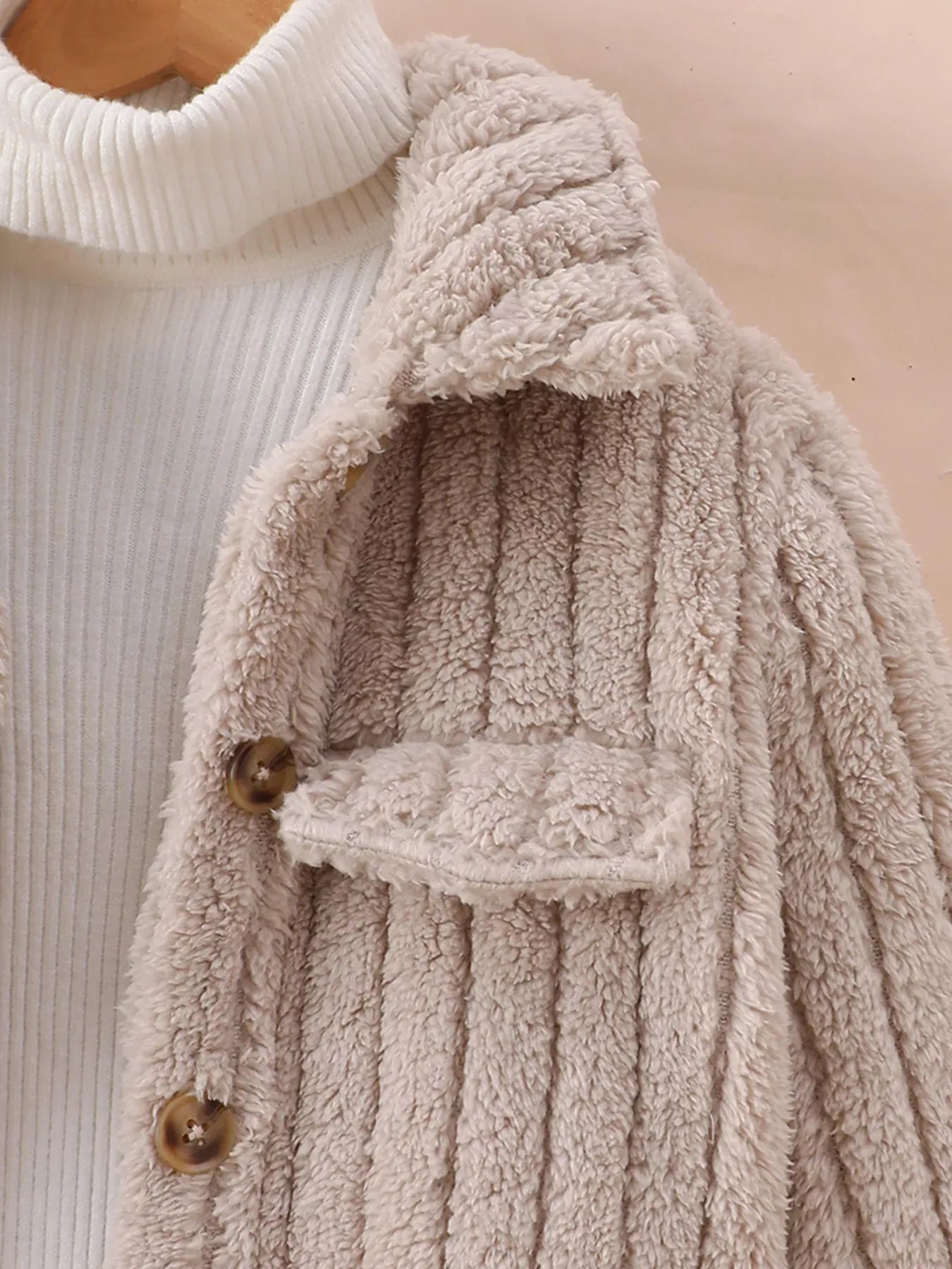 Trendy Kids Apparel US Kids Clothing Children's Cozy Fleece Button-Down Jacket