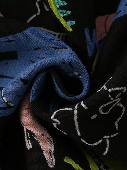 Trendy Kids Apparel US Kids Clothing Children's Dinosaur Print Crew Neck Sweatshirt