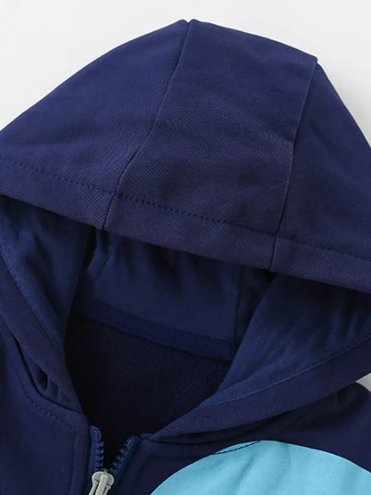 Trendy Kids Apparel US Kids Clothing Children's Dinosaur Zip-Up Top