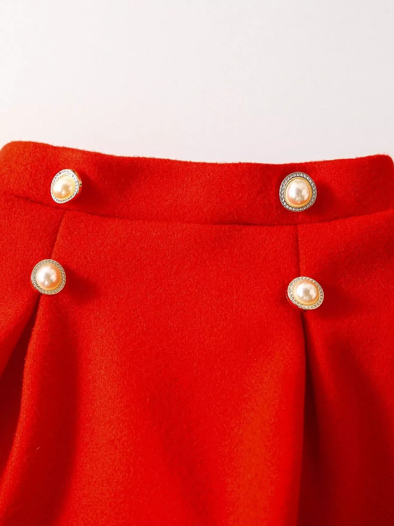 Trendy Kids Apparel US Kids Clothing Children's Floral Applique Ribbed Knit Top & Pleated Skirt Set with Hat