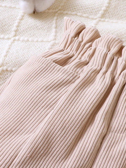 Trendy Kids Apparel US Kids Clothing Children's Ruffled Hem Corduroy Pants