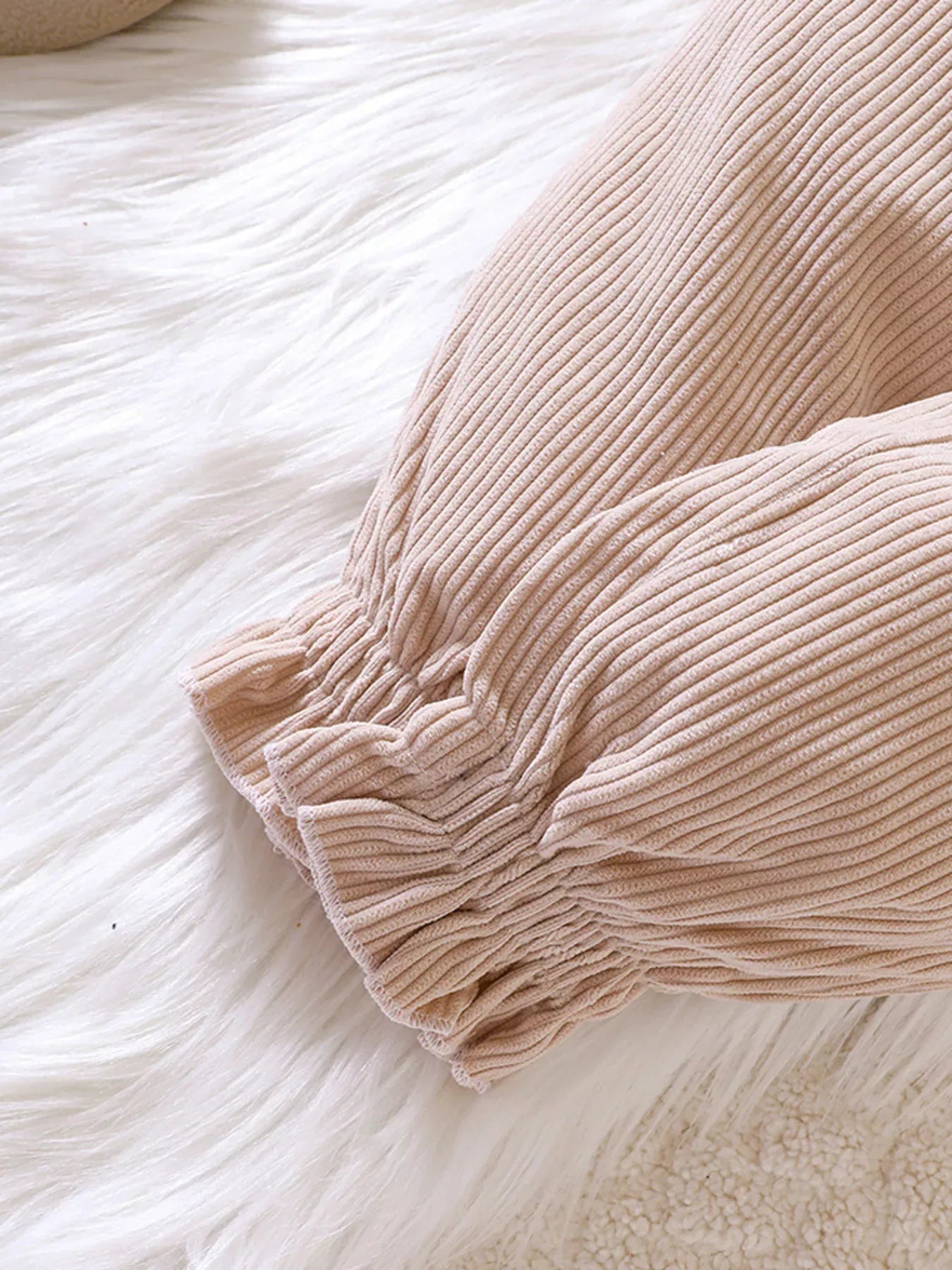 Trendy Kids Apparel US Kids Clothing Children's Ruffled Hem Corduroy Pants