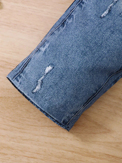 Trendy Kids Apparel US Kids Clothing Children's Star Round Neck Tee and Pants Set