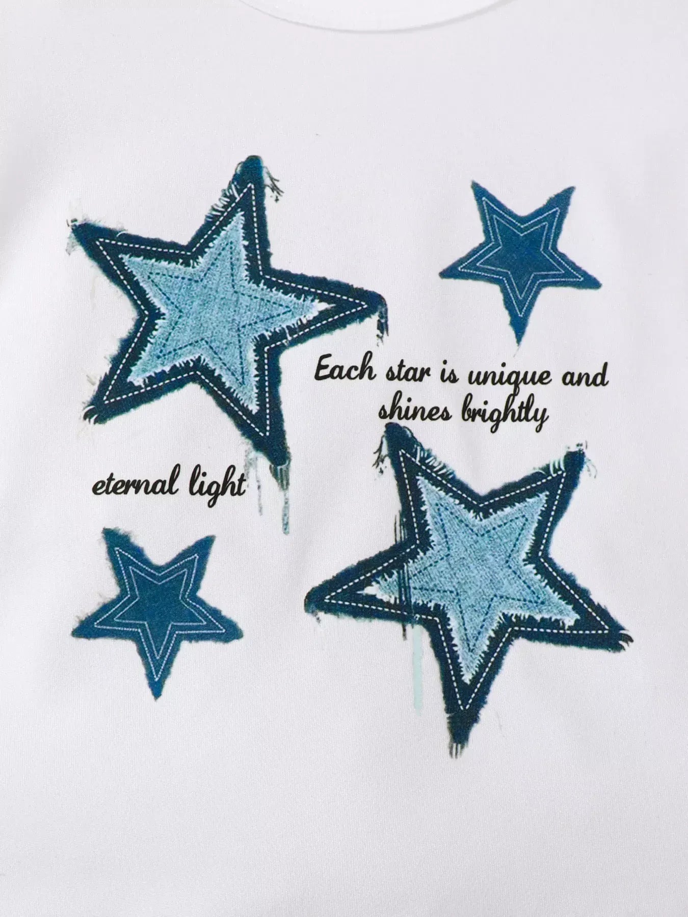 Trendy Kids Apparel US Kids Clothing Children's Star Round Neck Tee and Pants Set