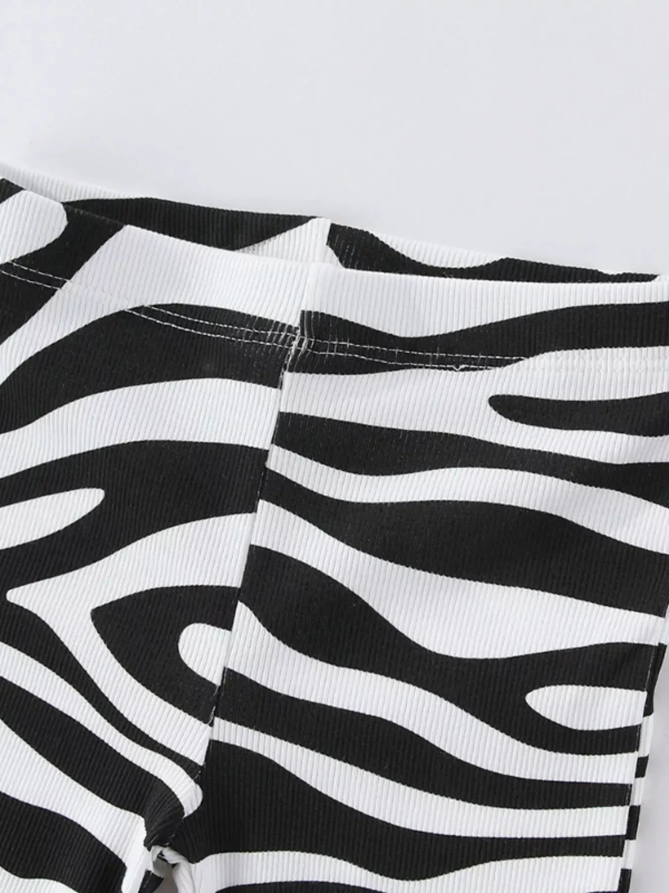 Trendy Kids Apparel US Kids Clothing Children's Zebra Print Flare Pants