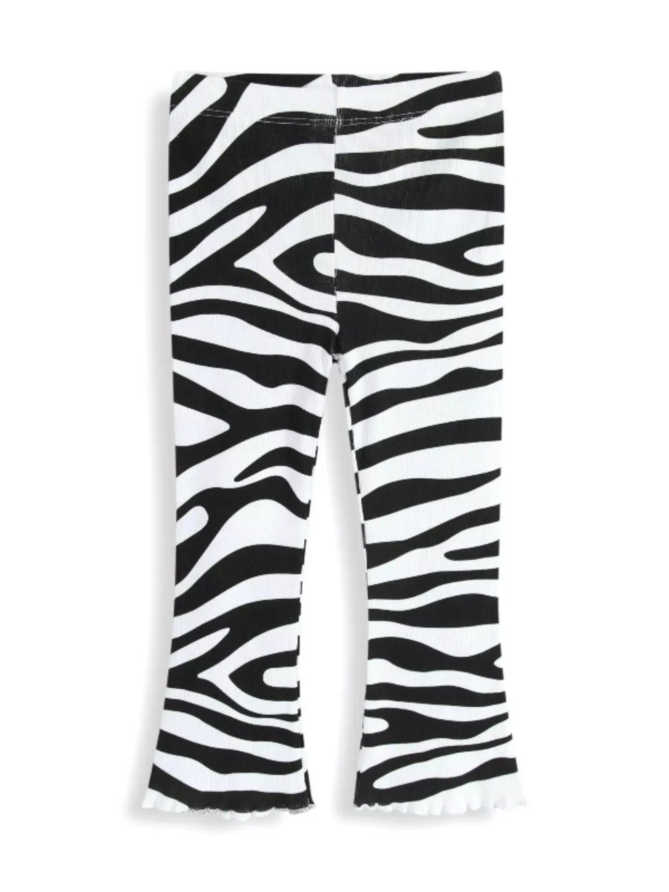 Trendy Kids Apparel US Kids Clothing Children's Zebra Print Flare Pants