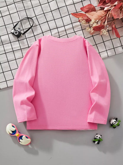 Trendy Kids Apparel US Kids Clothing Girl's Cute Unicorn Graphic Long Sleeve T-Shirt